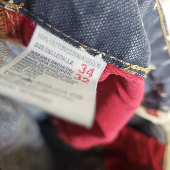 Tommy Hilfiger Patriotic USA Button Fly Jeans 34 - Picture 12 of 12